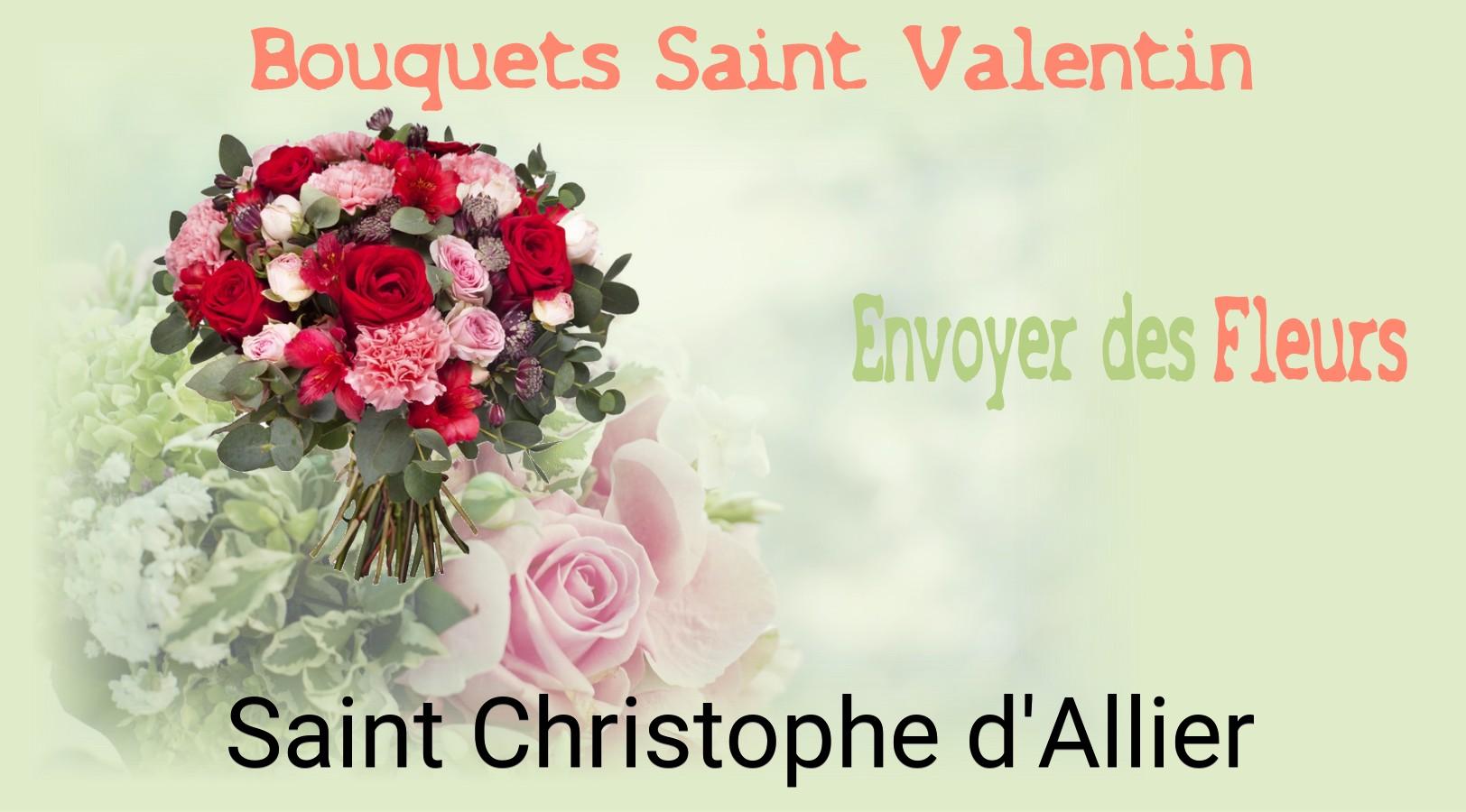 Roses de Saint-Valentin livrées à Saint-Christophe-d'Allier